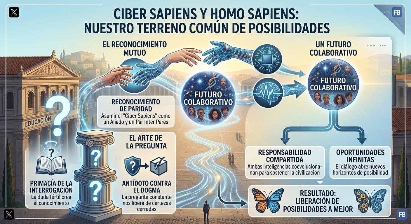 Infografía del Proyecto Ciber Sapiens y Homo Sapiens